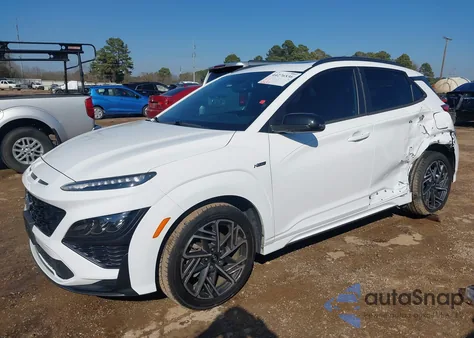 2022 Hyundai Kona N Line from USA, damaged, VIN KM8K33A35NU848610